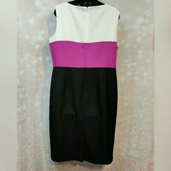 Evan Picone black label color block dress - Picture 2 of 4